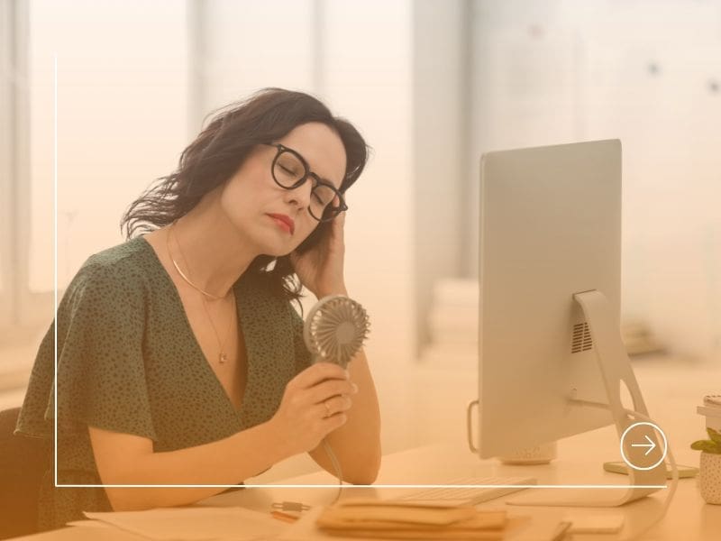 Caffeine, hydration, blood sugar: Six ways to manage hot flushes in the workplace
