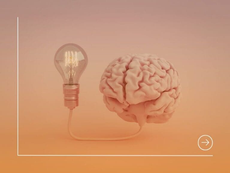 Illuminated brain, cognitive window concept